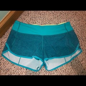 Lululemon speed shorts